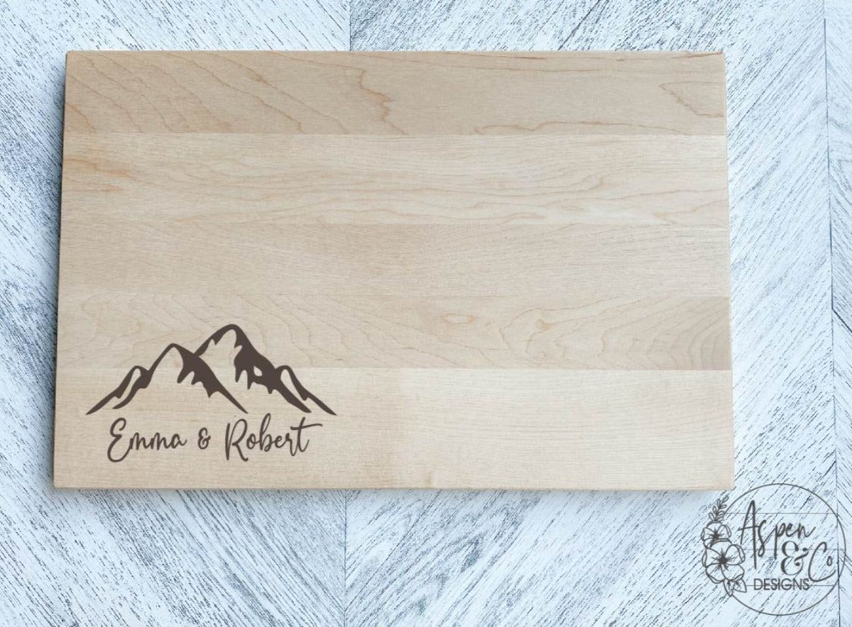 Personalized Wood Cutting Boards – Mountain Edge Designs