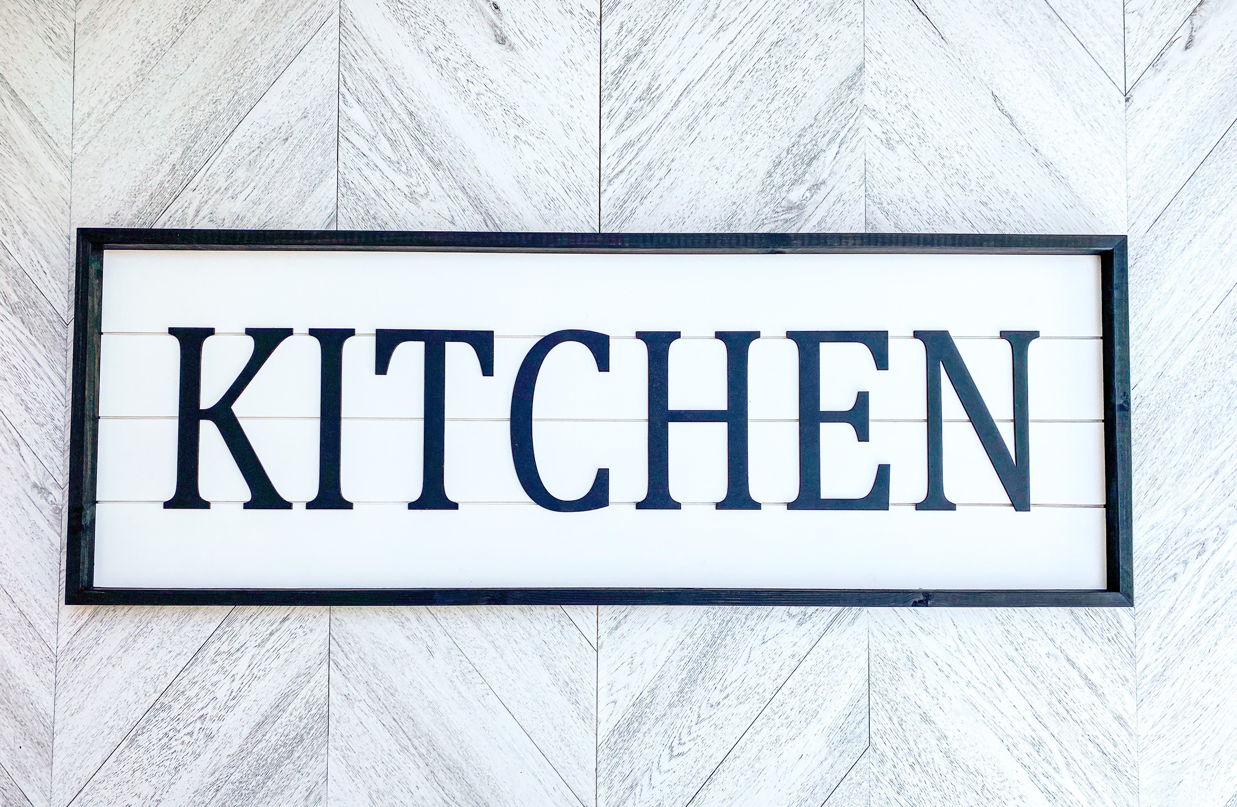 3D Shiplap Kitchen Sign - Aspen & Co Designs