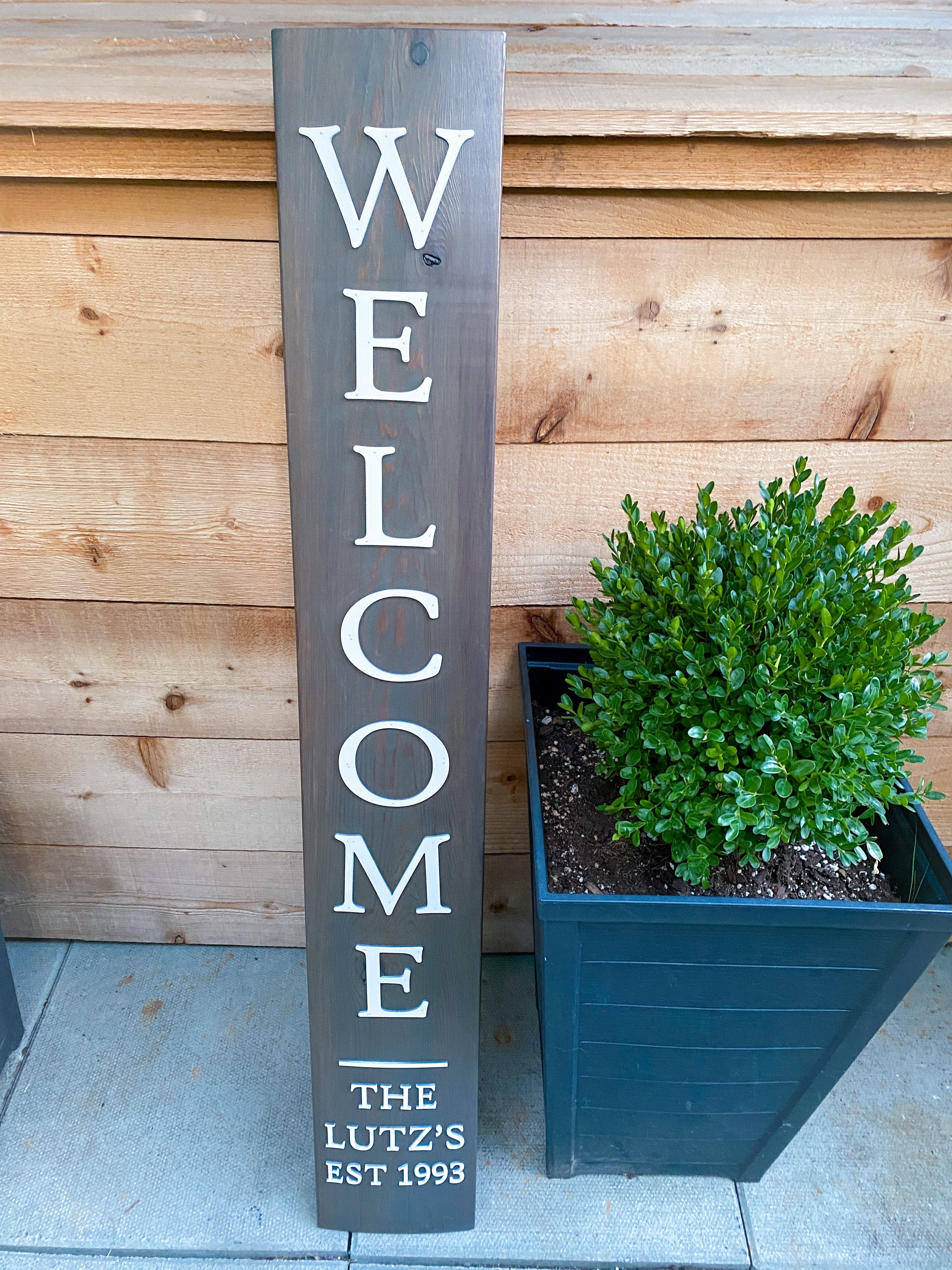 3D Welcome Family Porch Sign - Aspen & Co Designs