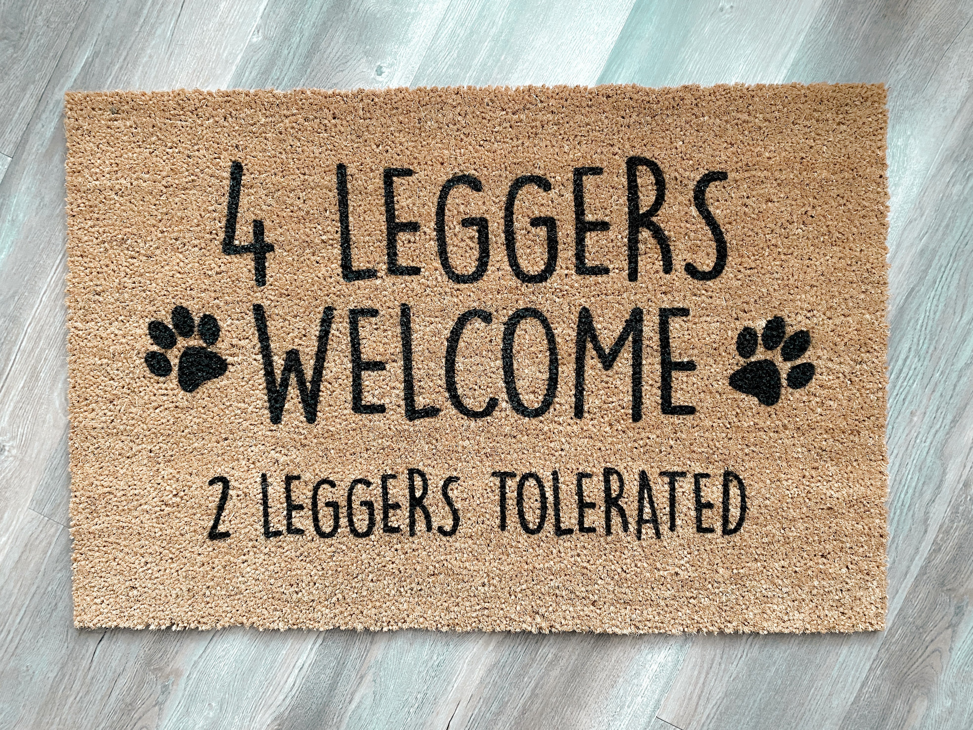 4 Leggers Welcome Doormat - Aspen & Co Designs