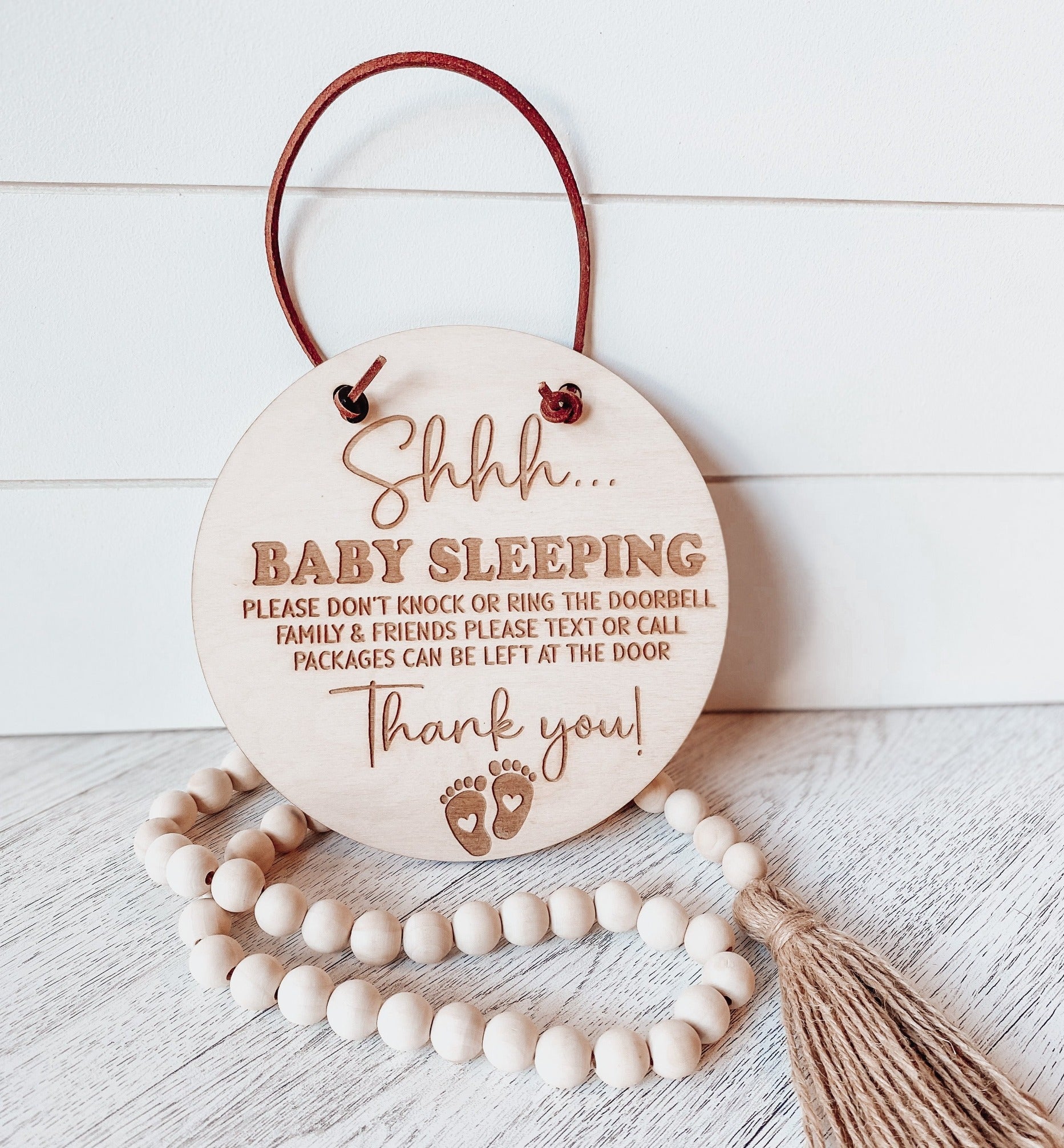 Baby Sleeping Door Sign - Aspen & Co Designs