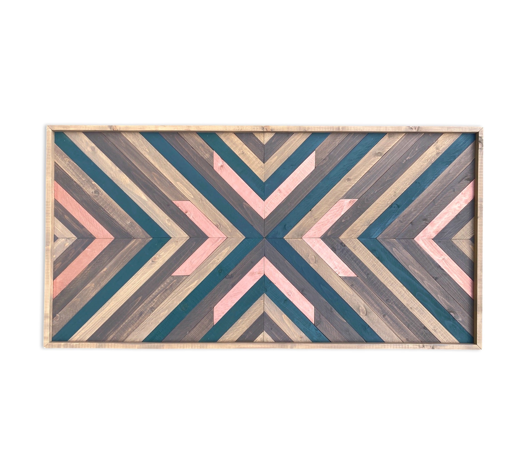 "Copperwood Harvest" Geometric Wall Art - Aspen & Co Designs