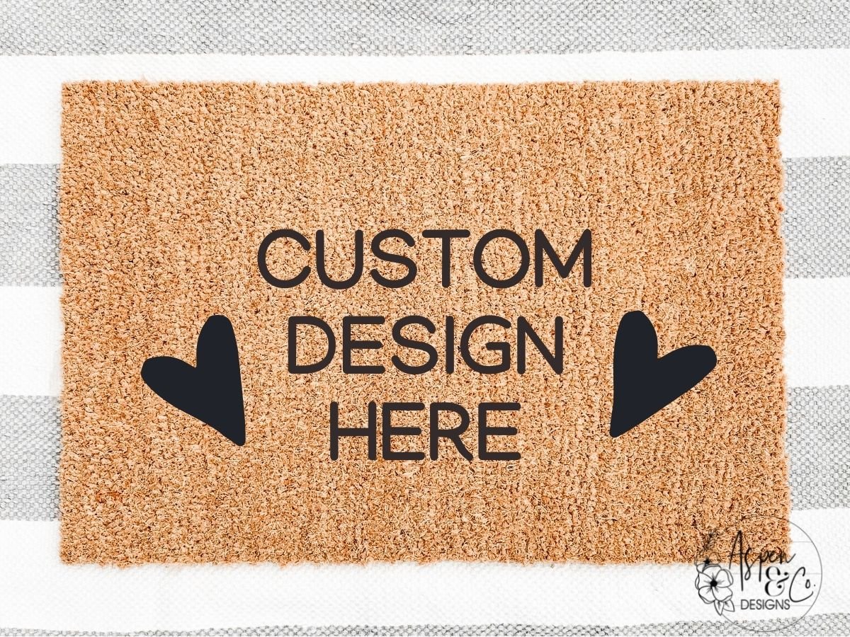 Custom Doormat - Aspen & Co Designs