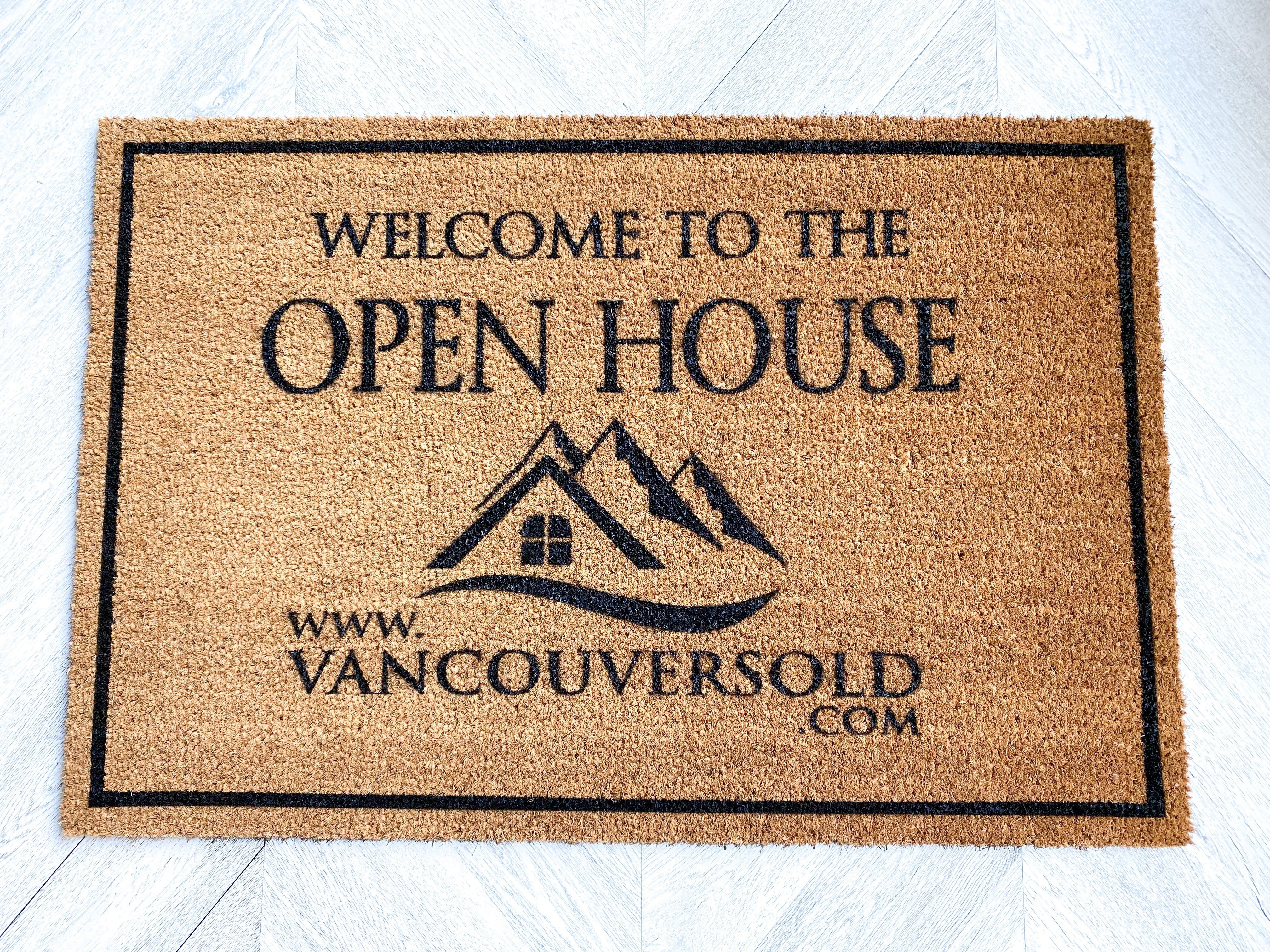 Custom Logo Realtor Doormat - Aspen & Co Designs