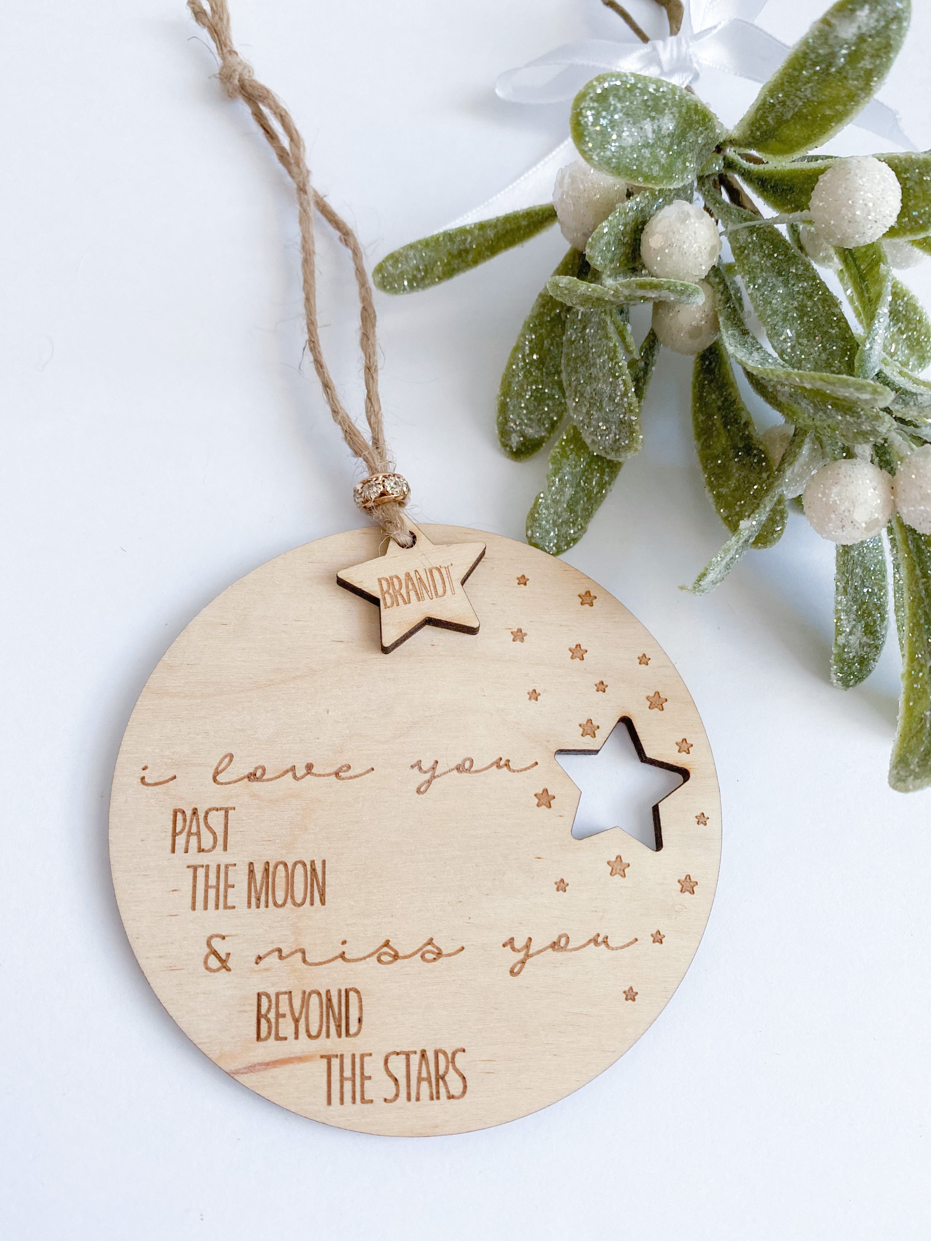 Custom Memorial Ornament - Aspen & Co Designs