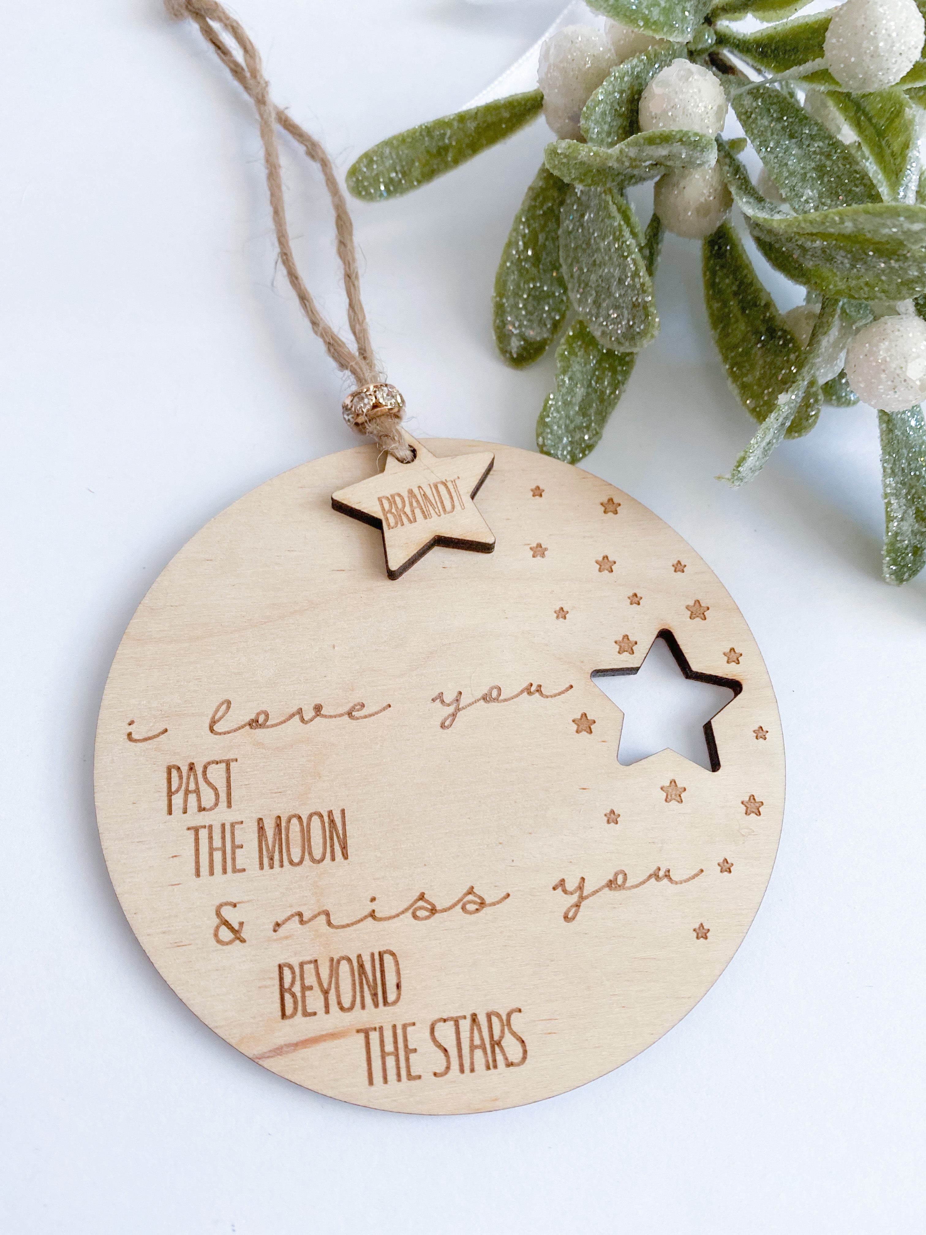 Custom Memorial Ornament - Aspen & Co Designs