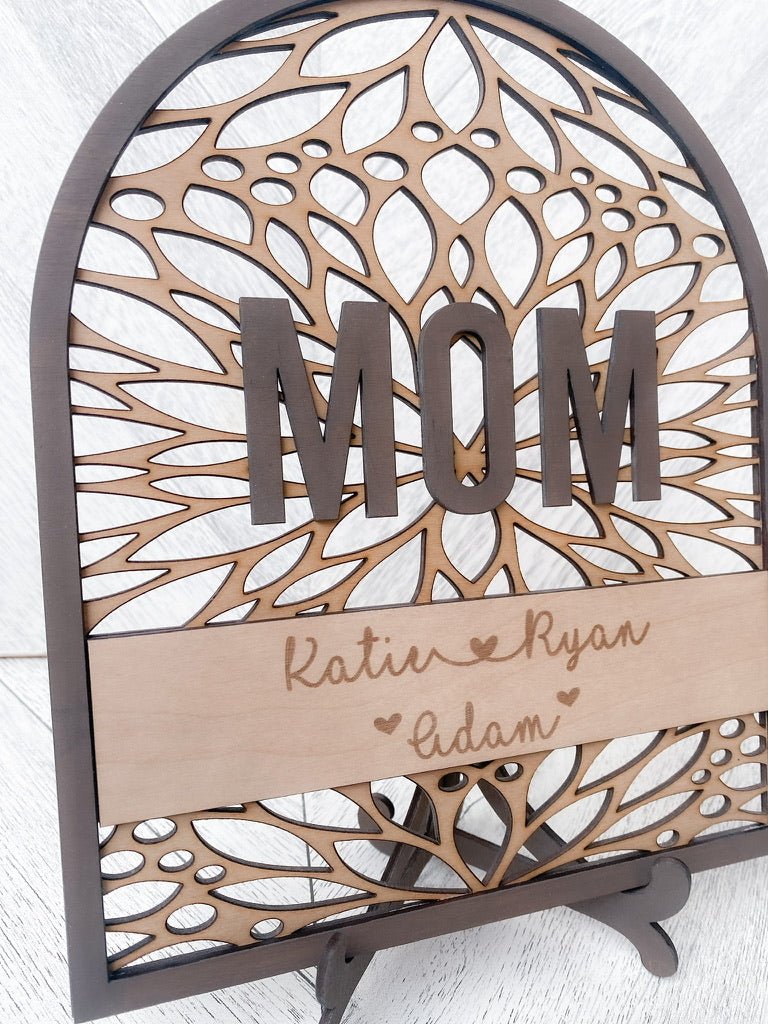 Custom MOM Arch Sign - Aspen & Co Designs