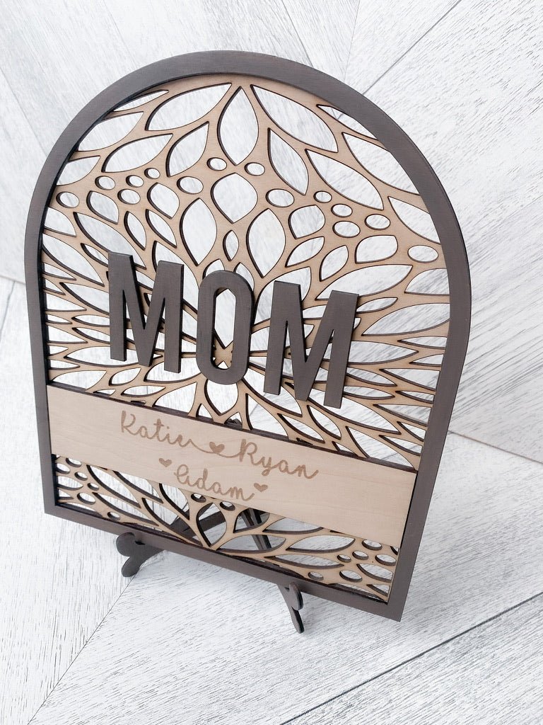 Custom MOM Arch Sign - Aspen & Co Designs