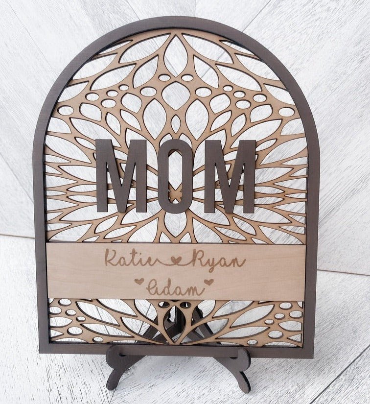 Custom MOM Arch Sign - Aspen & Co Designs