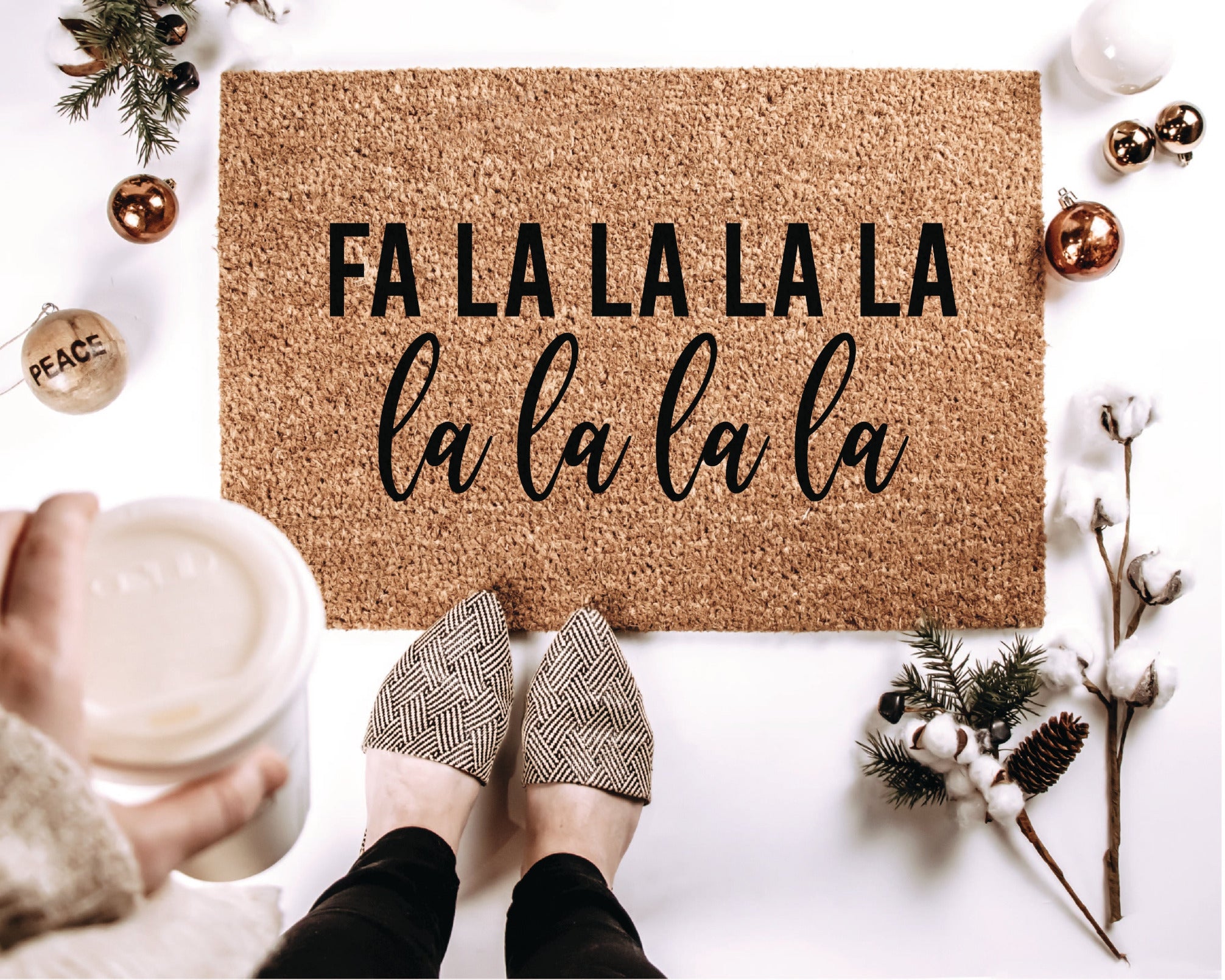 FA LA LA LA Doormat - Aspen & Co Designs