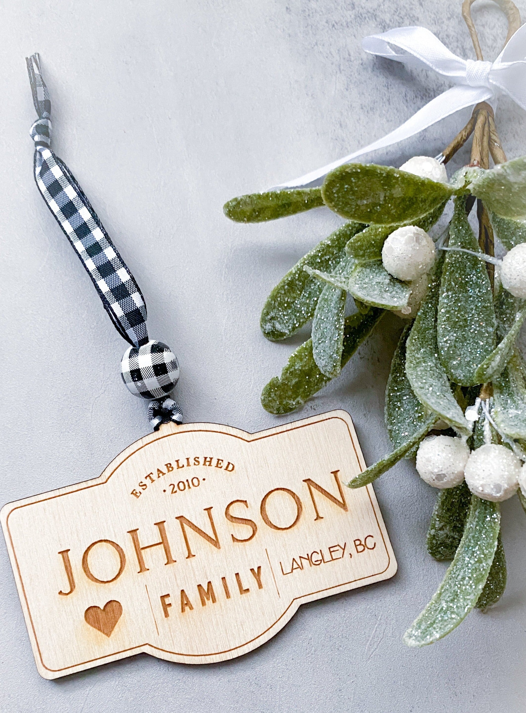 Family Christmas Ornament - Aspen & Co Designs