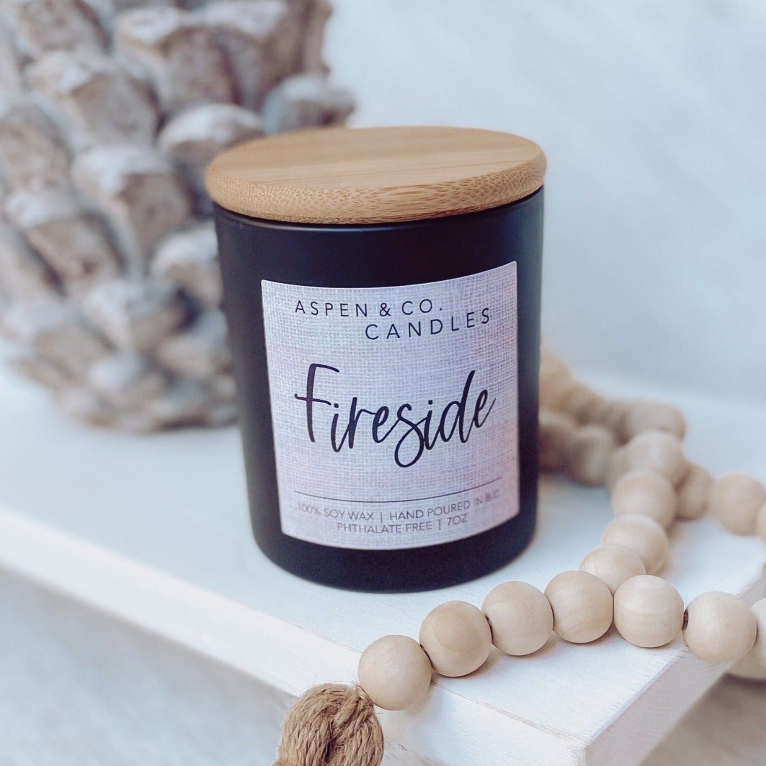 Fireside Candle - Aspen & Co Designs