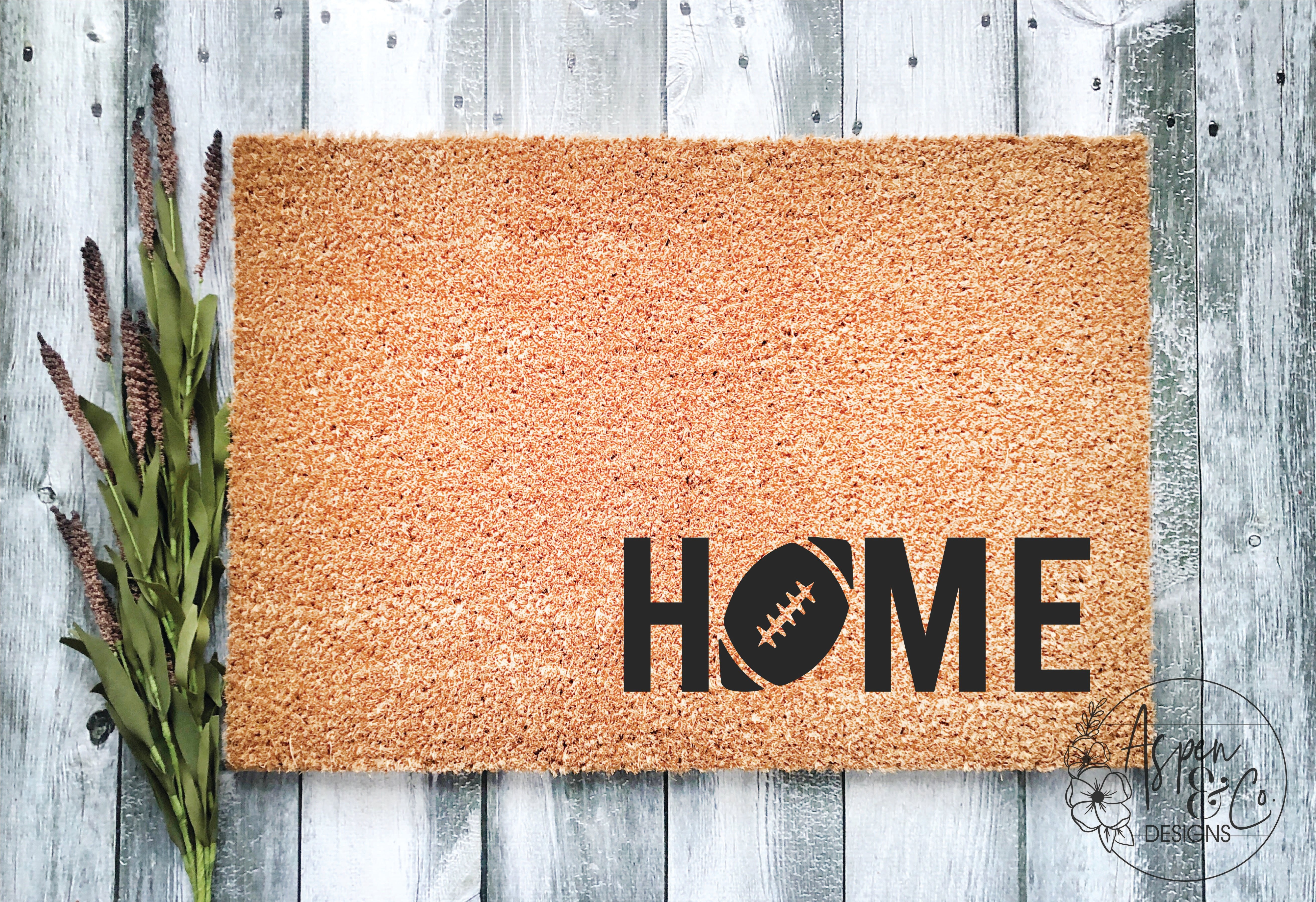 Football Doormat - Aspen & Co Designs