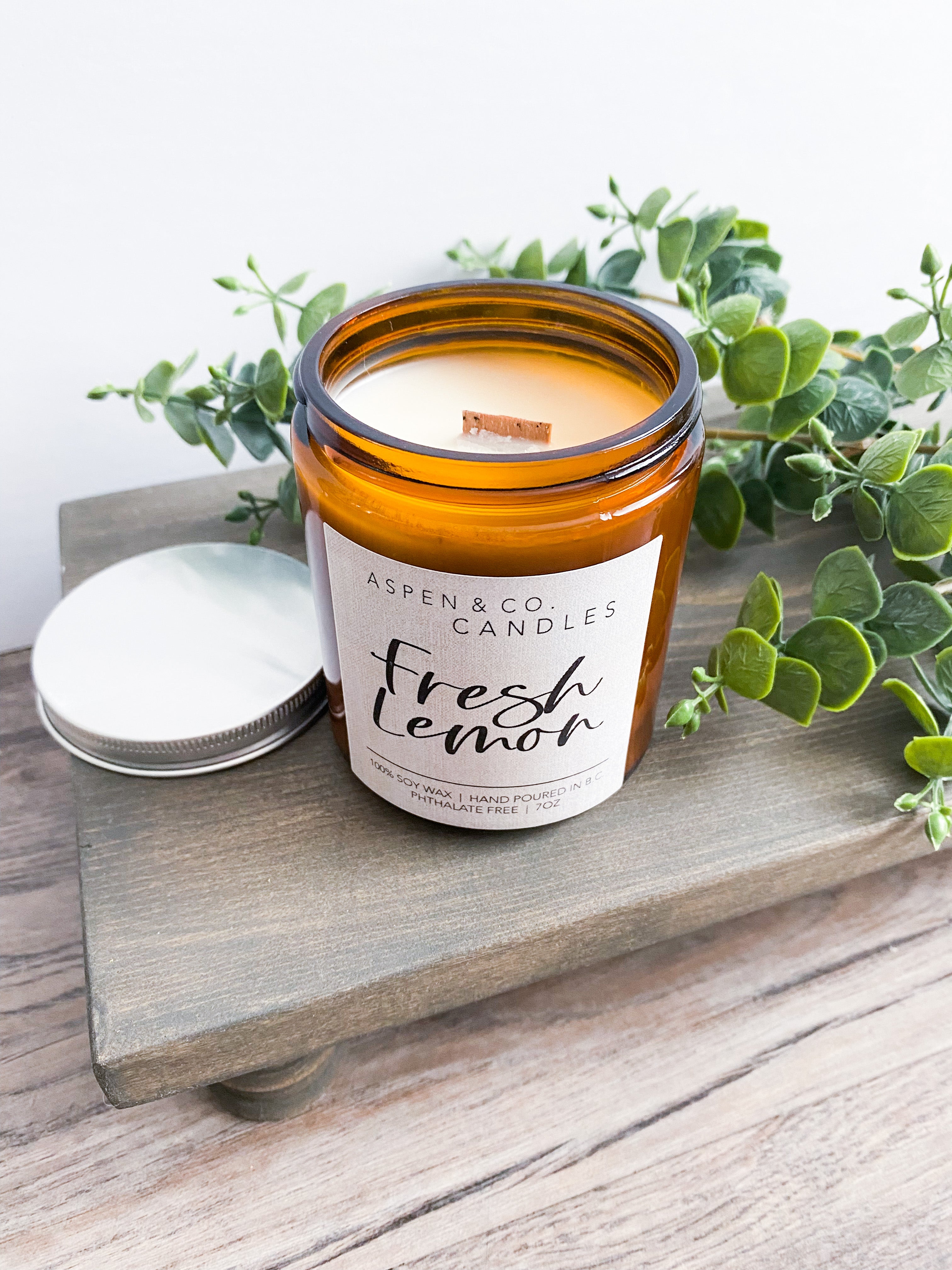 Fresh Lemon Candle - Aspen & Co Designs