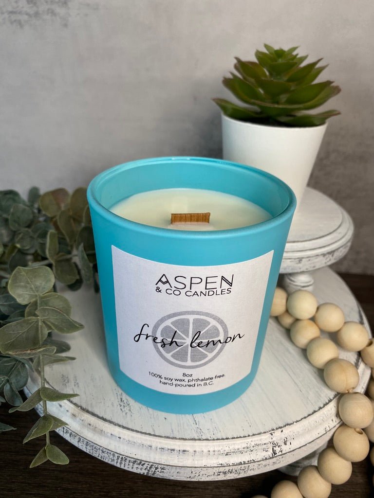 Fresh Lemon Candle - Aspen & Co Designs