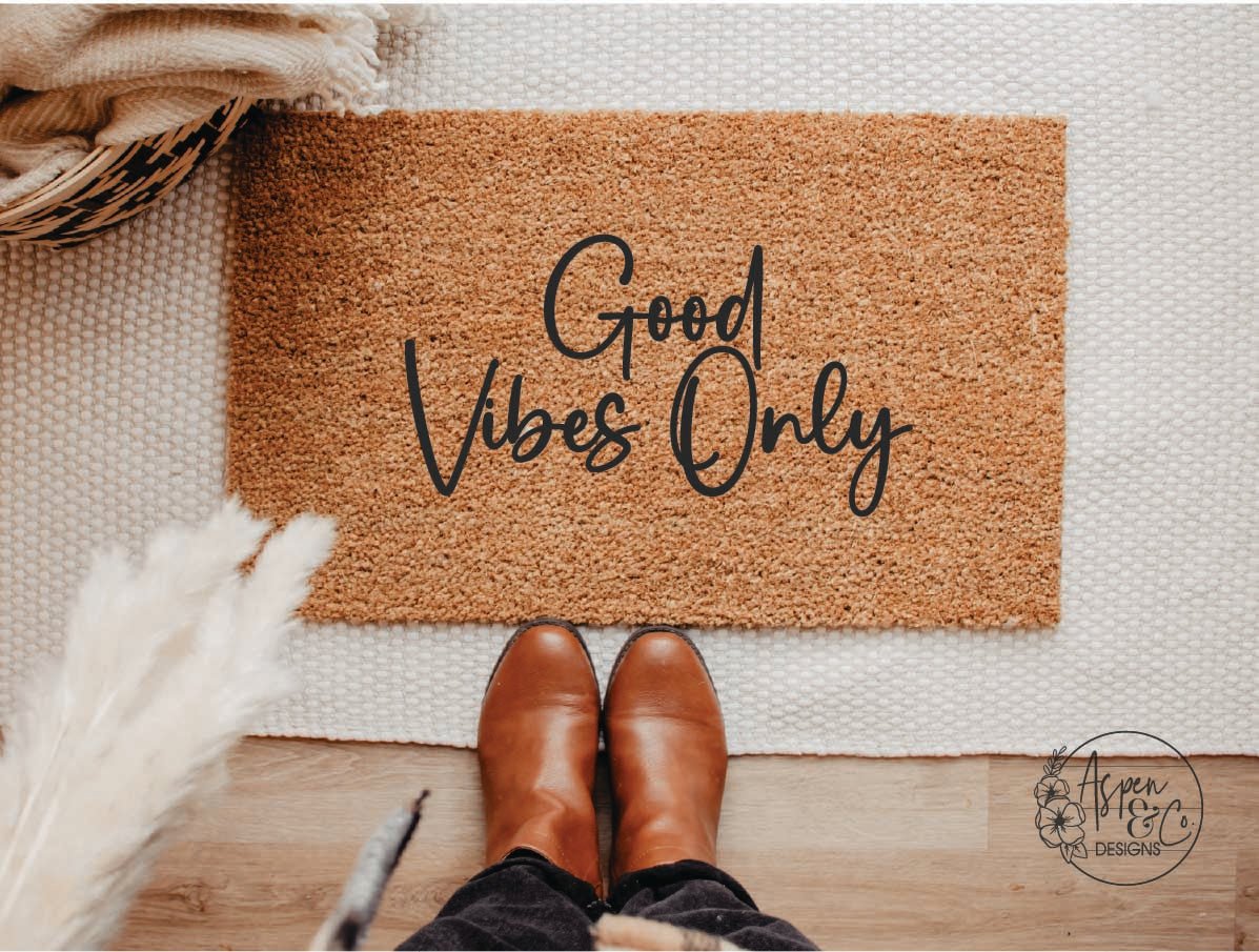 Good Vibes Only Doormat - Aspen & Co Designs