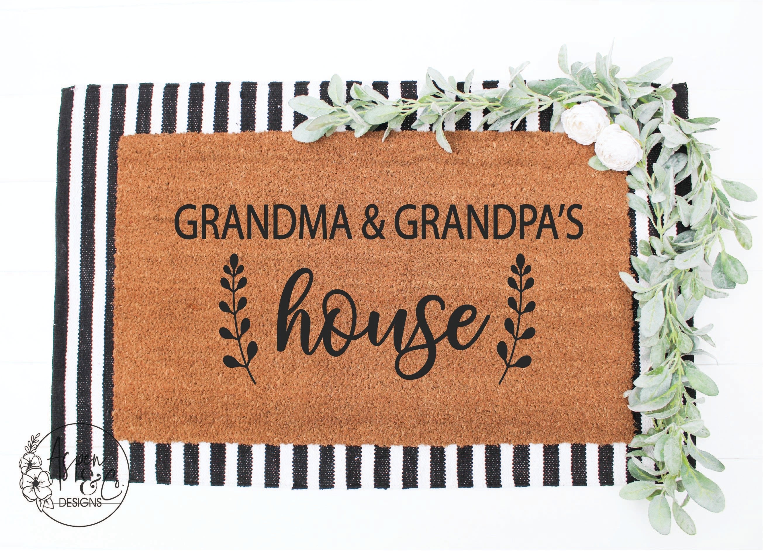 Grandparent’s House Doormat - Aspen & Co Designs