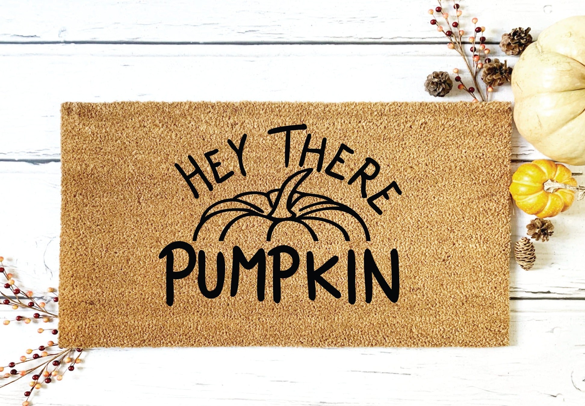 Hey There Pumpkin Doormat - Aspen & Co Designs