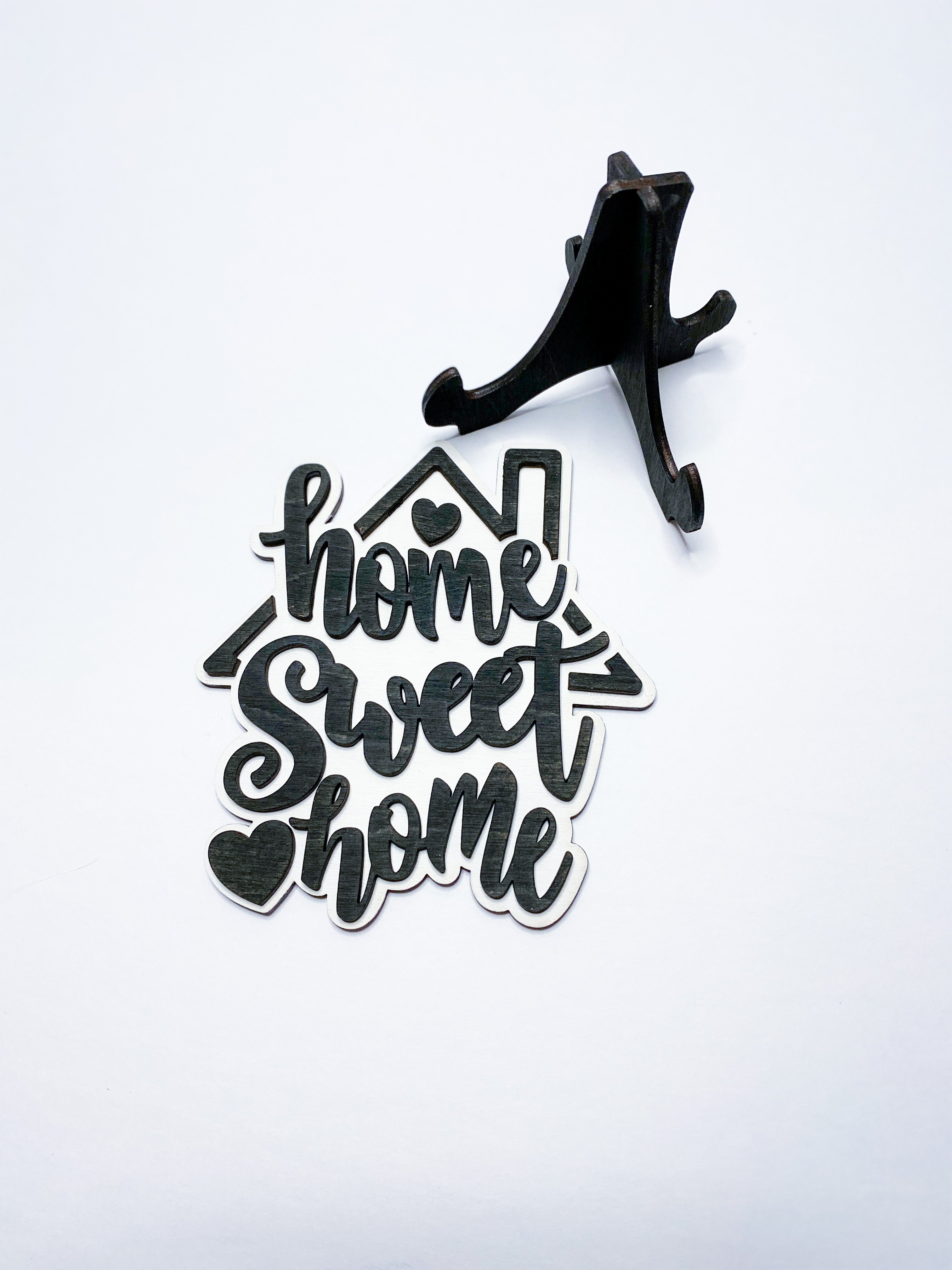 Home Sweet Home 3D Mini Tier-Tray Sign - Aspen & Co Designs