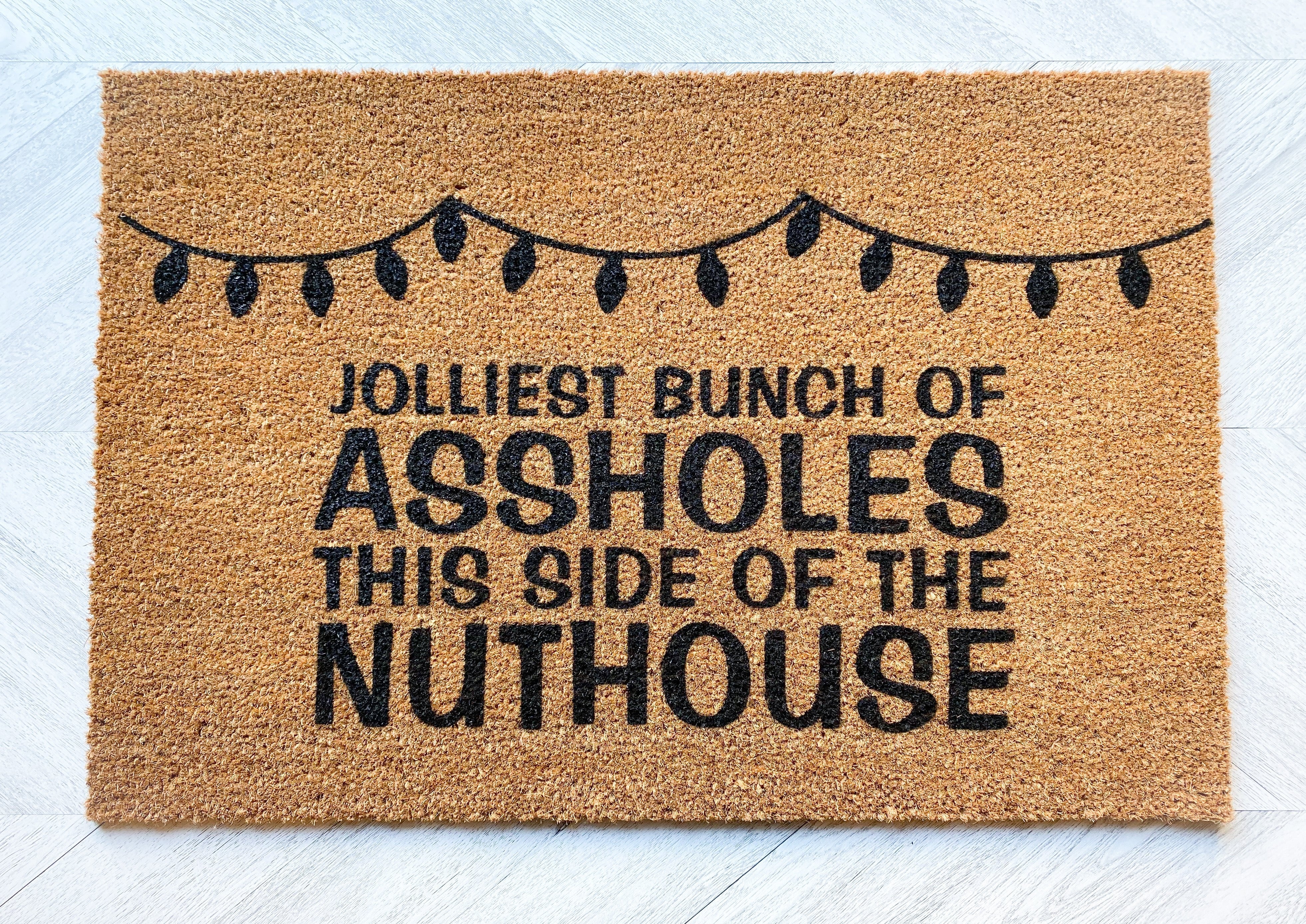 Jolliest Bunch Of A**holes Doormat - Aspen & Co Designs