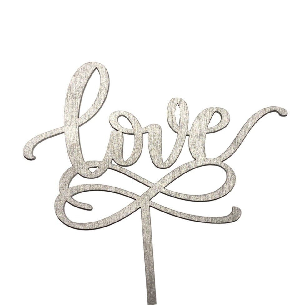 "Love" Cake Topper - Aspen & Co Designs