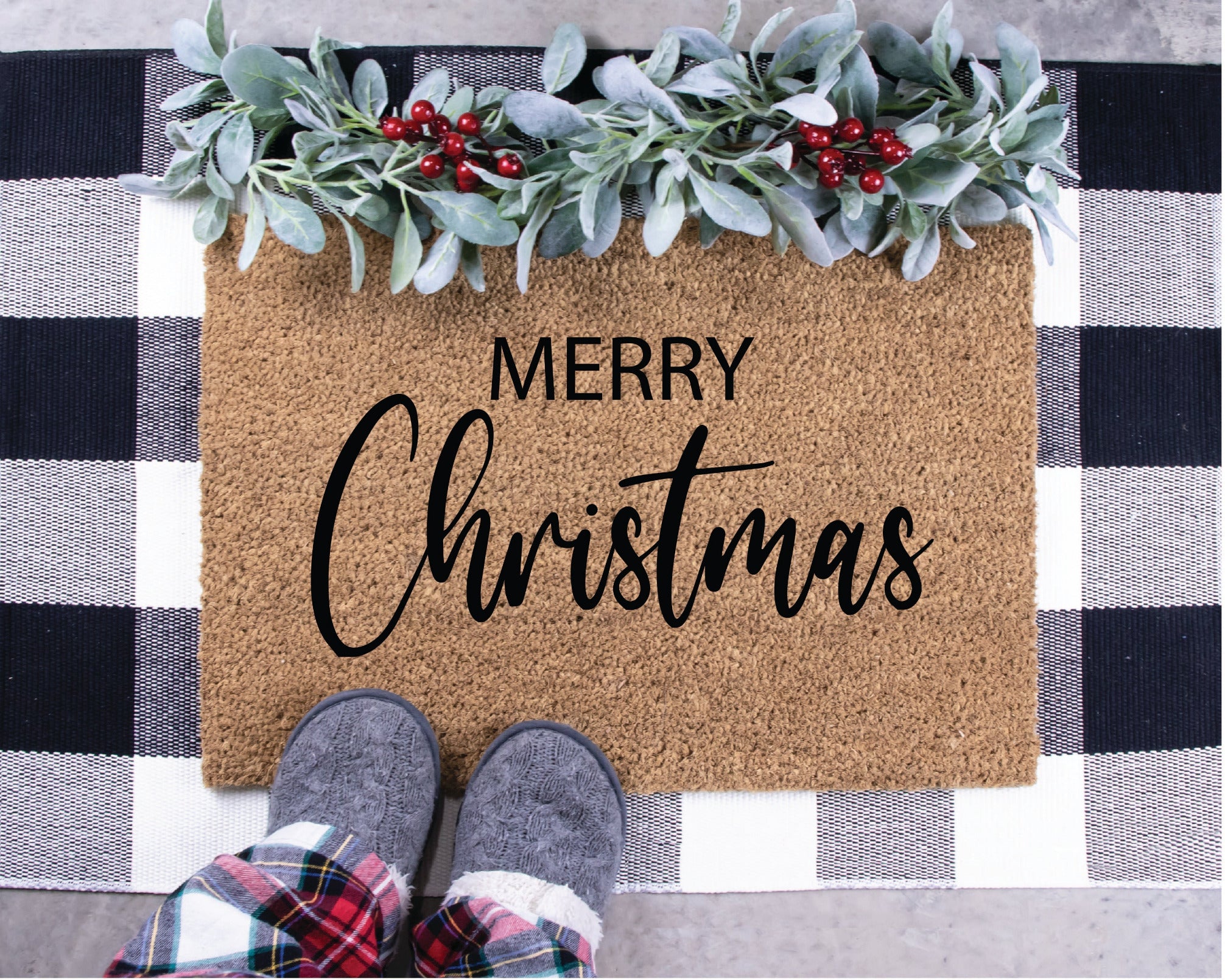 Merry Christmas Doormat