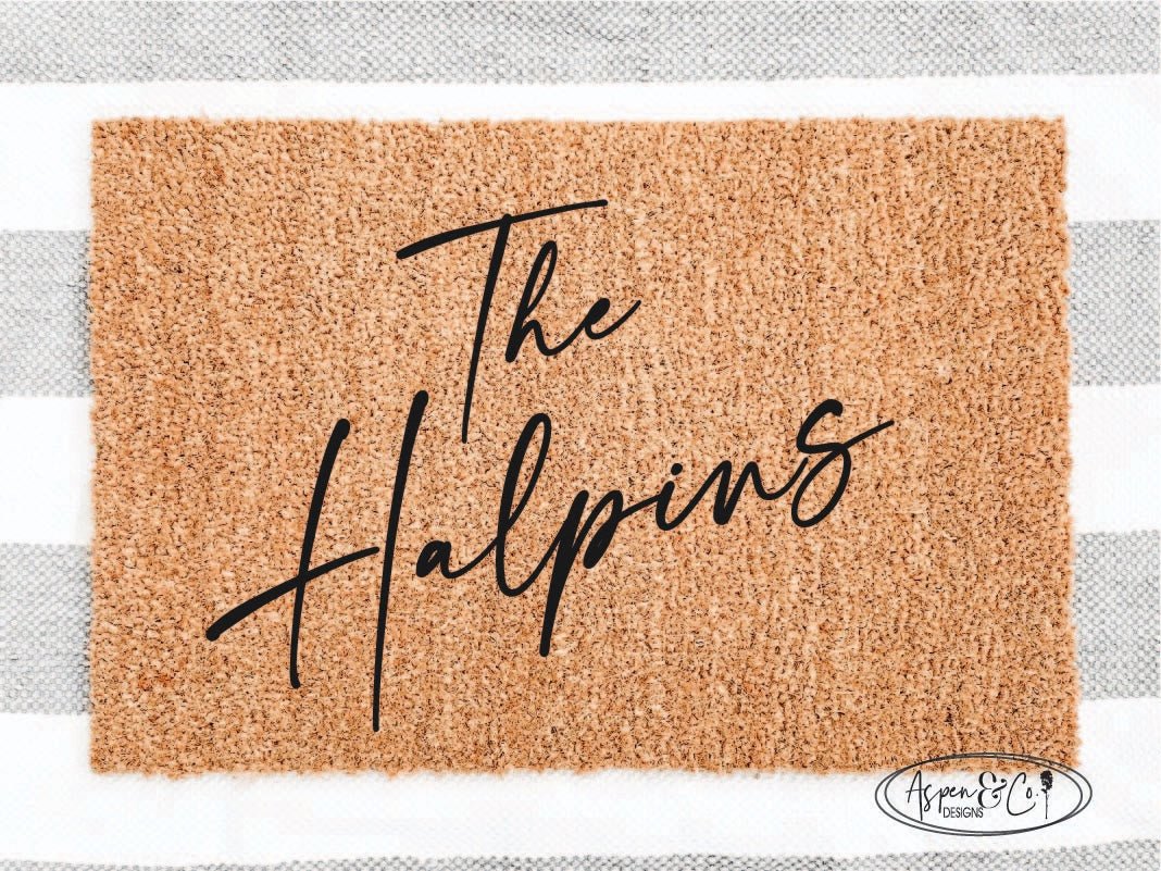 Personalized Name Doormat