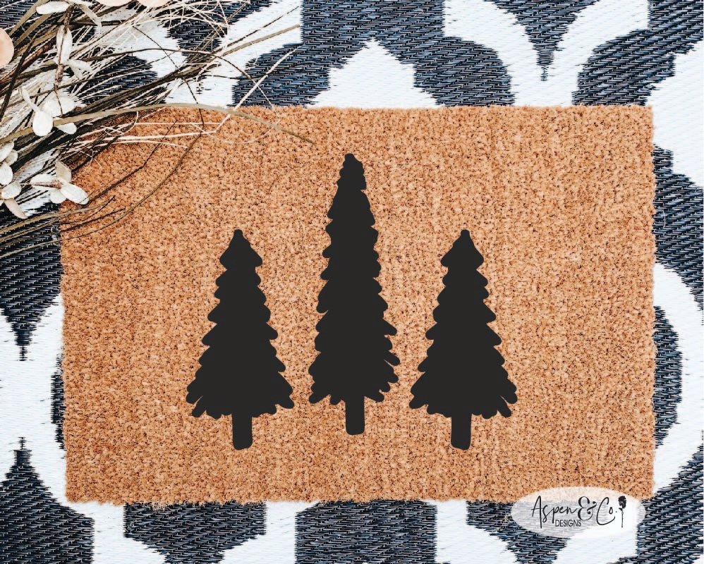 Pine Trees Doormat