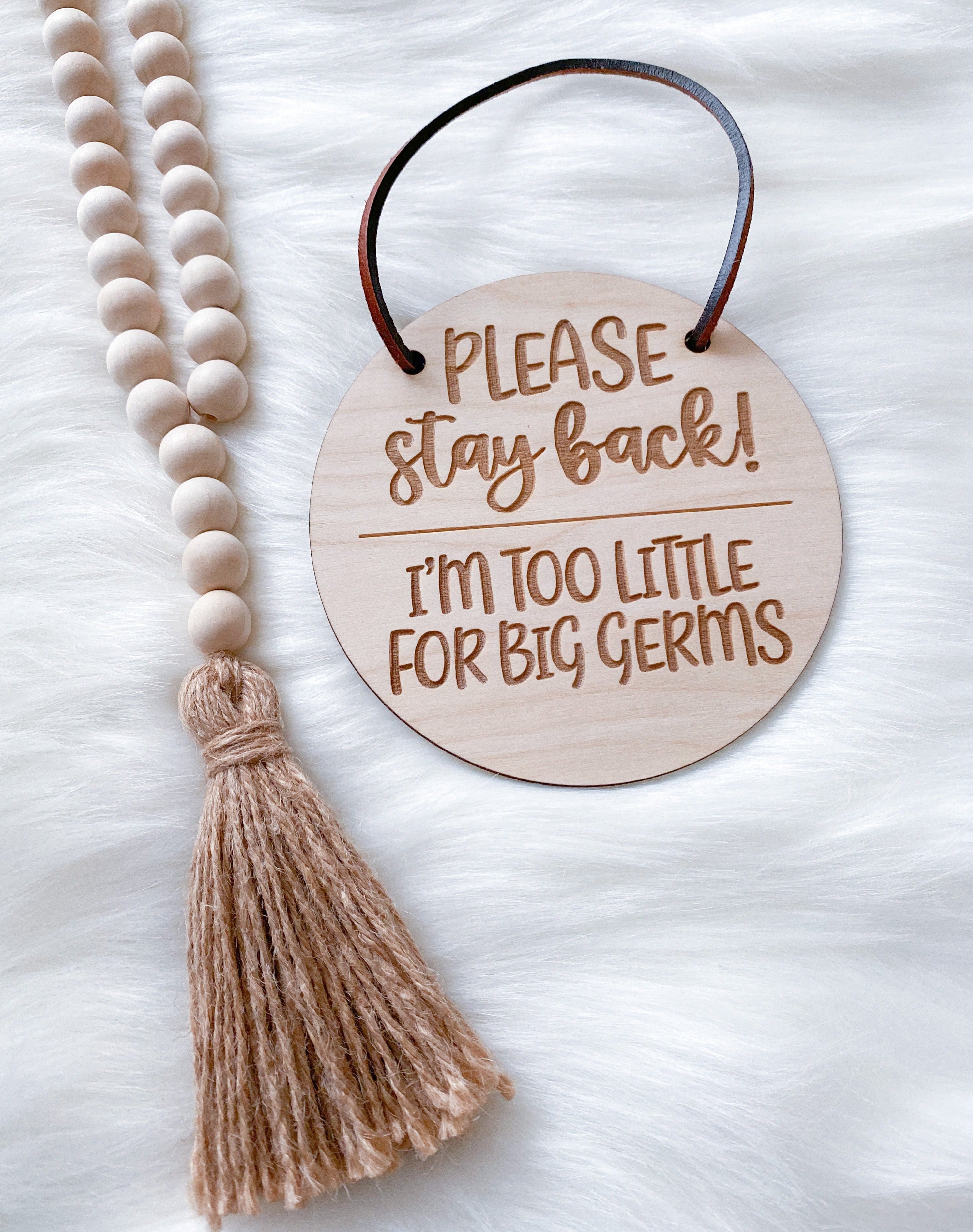 Please Stay Back- Stroller Carseat Sign - Aspen & Co Designs