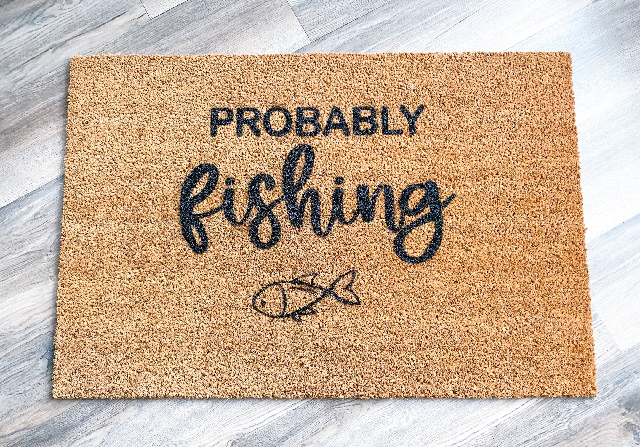 Probably Fishing Doormat