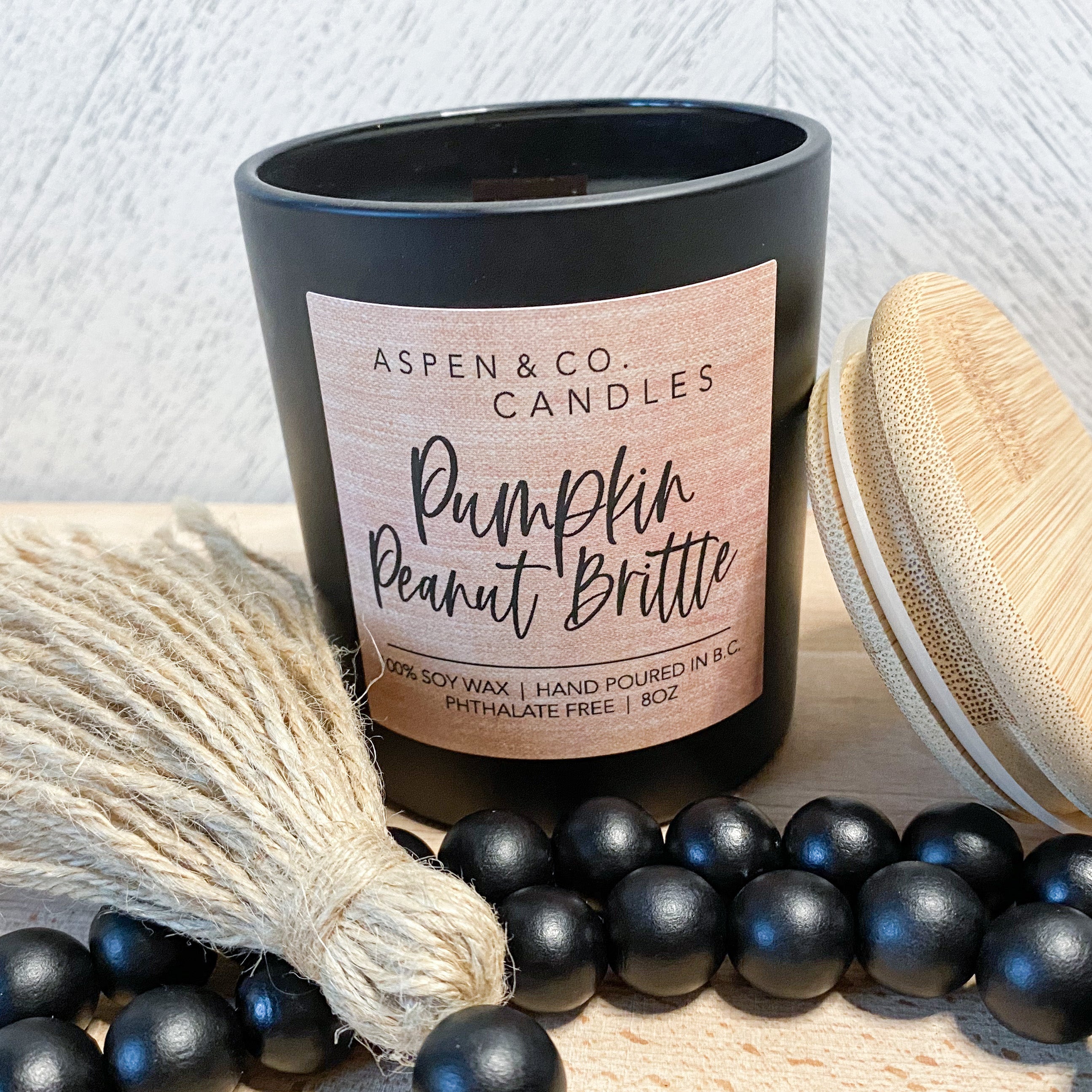 Pumpkin Peanut Brittle Candle - Aspen & Co Designs