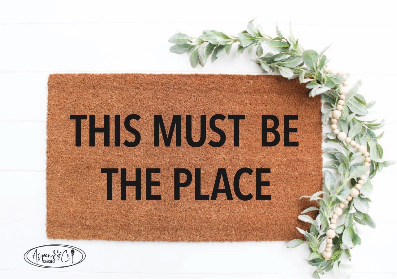 This Must Be The Place Doormat