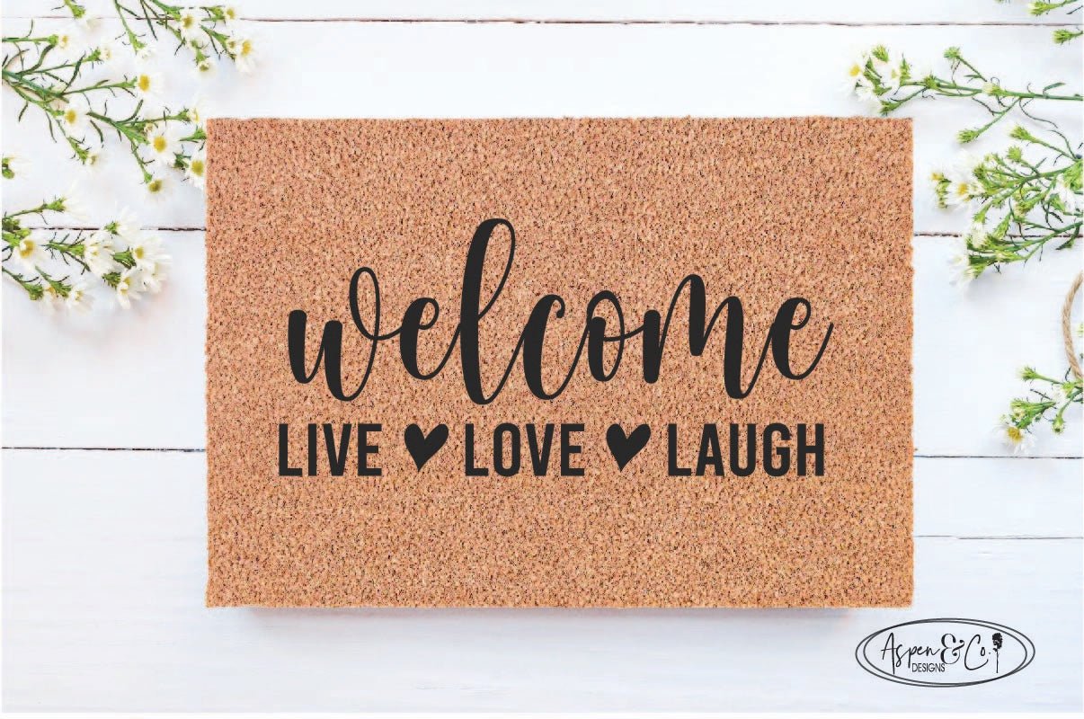 Welcome Live-Love-Laugh Doormat