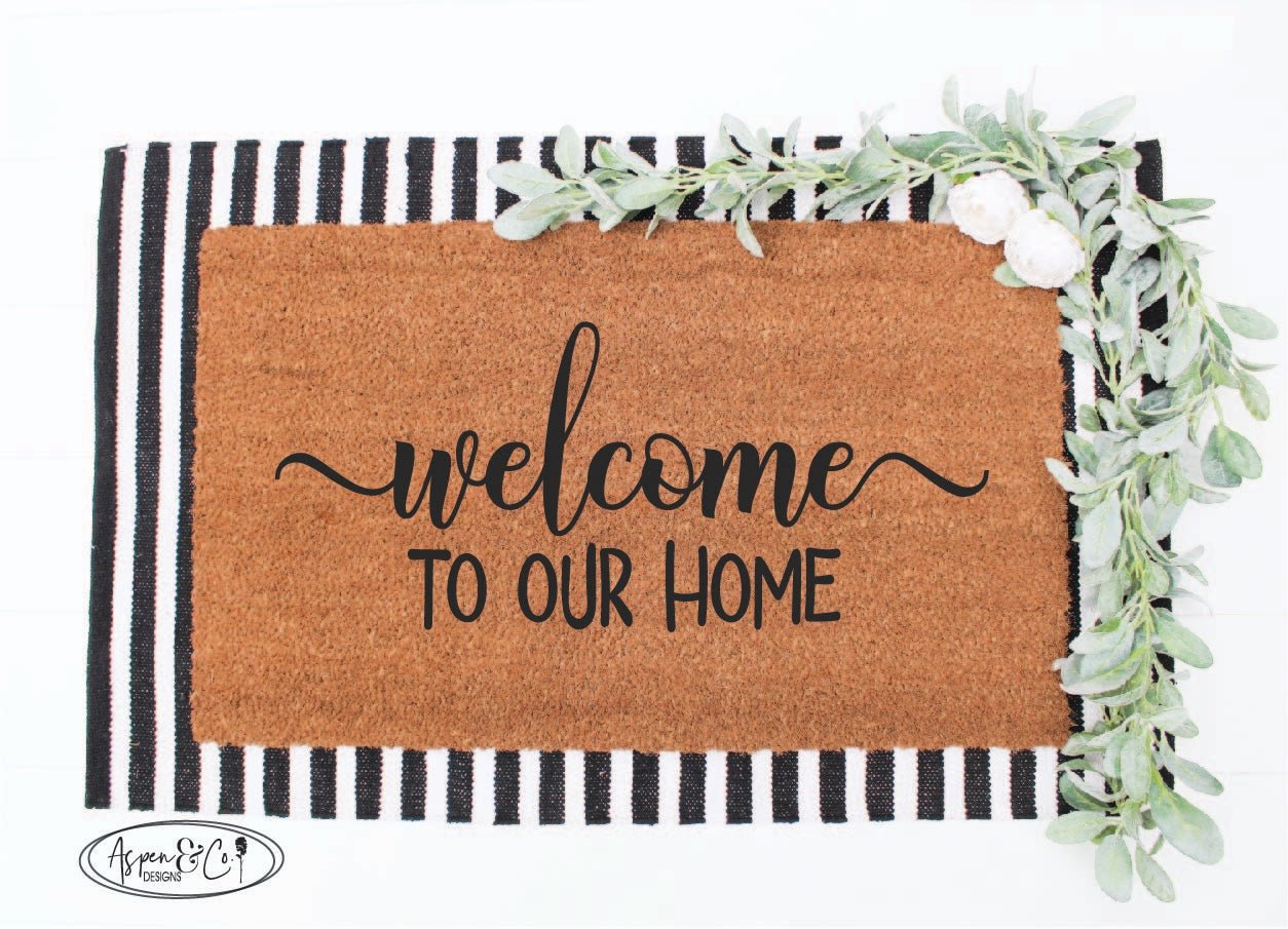 Welcome To Our Home Doormat