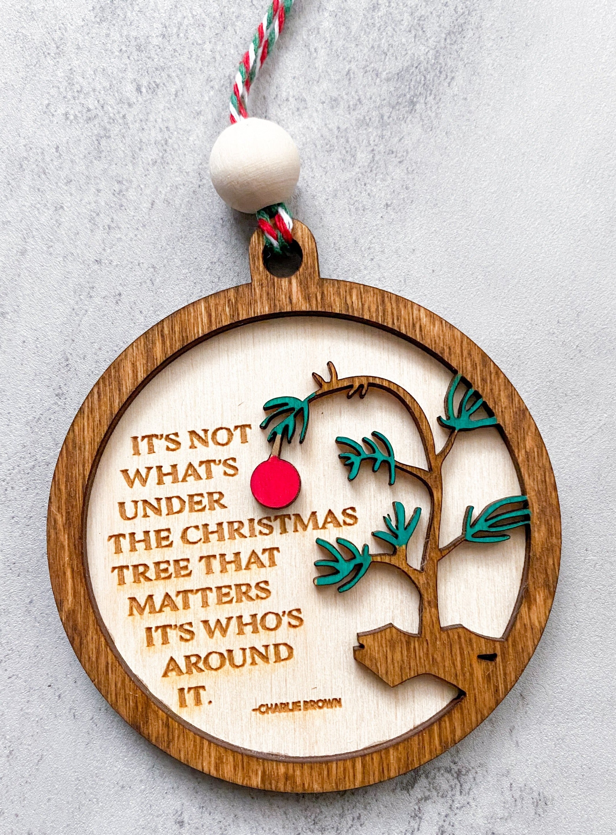 Who's Around The Tree Christmas Ornament - Aspen & Co Designs